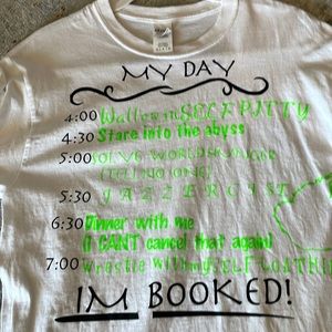 Grinch “my day” long sleeve T-shirt, white